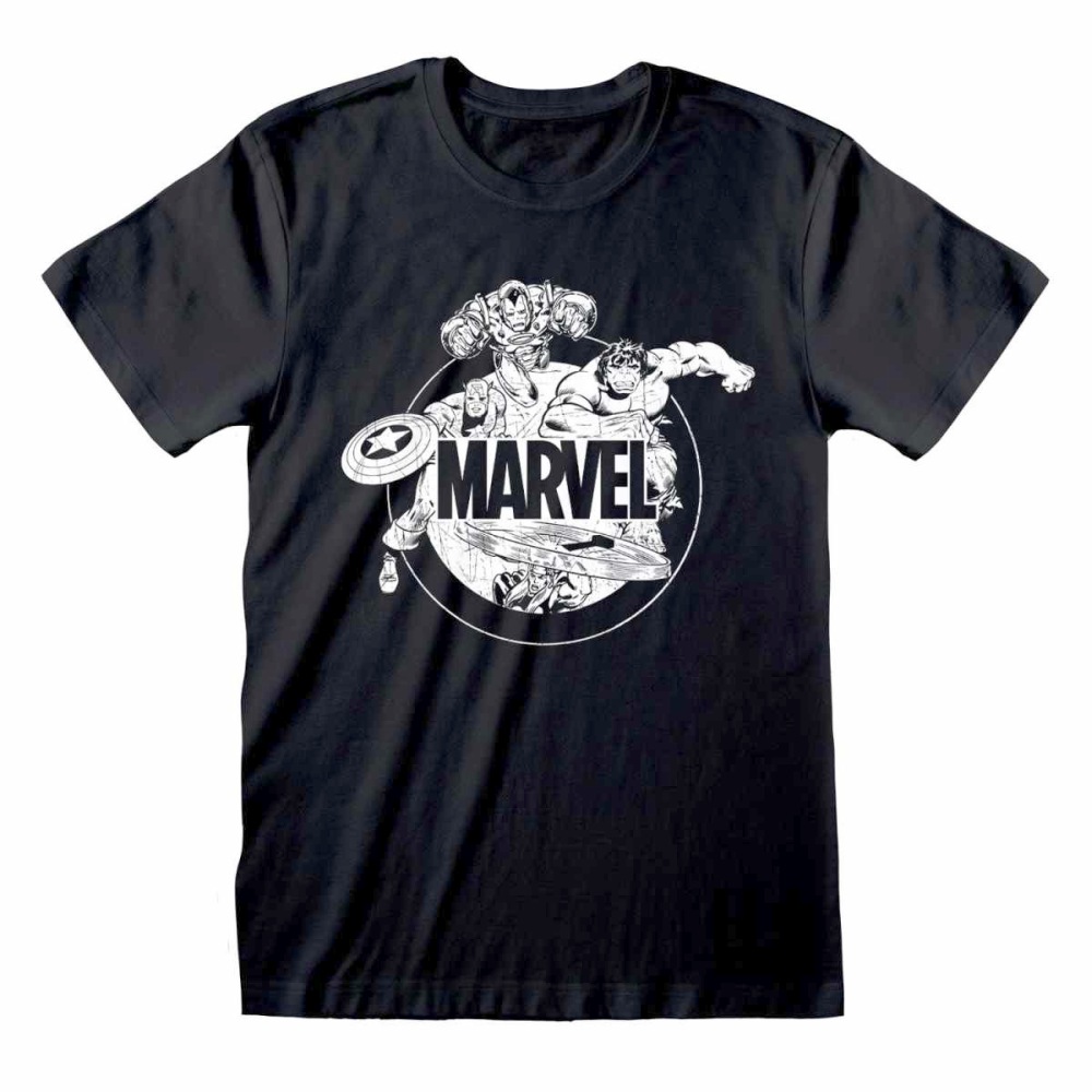 Marvel - Comics Characters T-shirt Homme - Noir